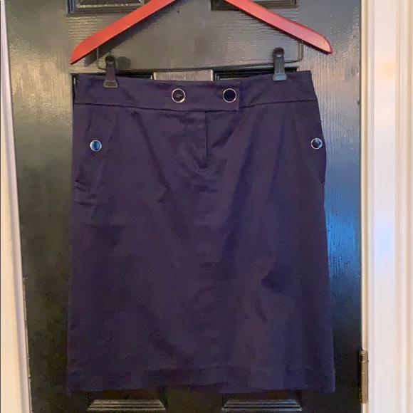 J. Crew Skirts J Crew Navy Skirt 6 Poshmark